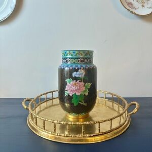 Vintage Chinese Cloisonné Vase